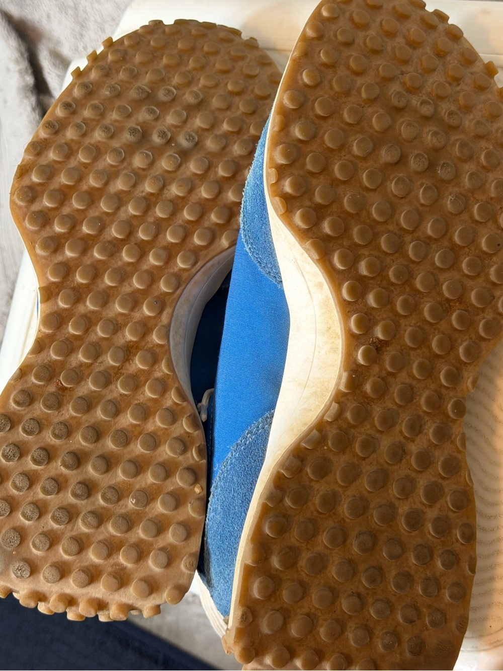 Steve Madden Campo Cobalt Blue Sawtooth Suede Retro Sneaker Women 7.5 Colorblock - Picture 12 of 13